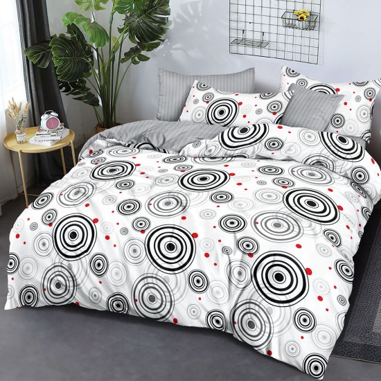 Lenjerie de pat cu Elastic Bumbac Finet 6 Piese Esme