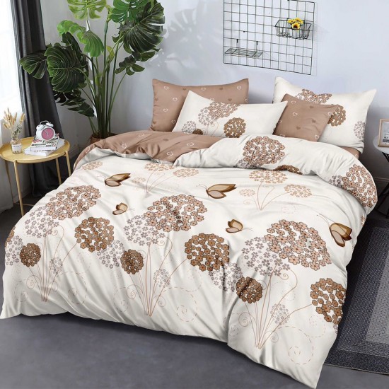 Lenjerie de pat cu Elastic Bumbac Finet 6 Piese Kalani Lenjerie de pat cu Elastic Bumbac Finet 6 Piese Kalani