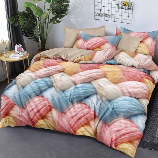 Lenjerie de pat cu Elastic Bumbac Finet 6 Piese Ferice Lenjerie de pat cu Elastic Bumbac Finet 6 Piese Ferice