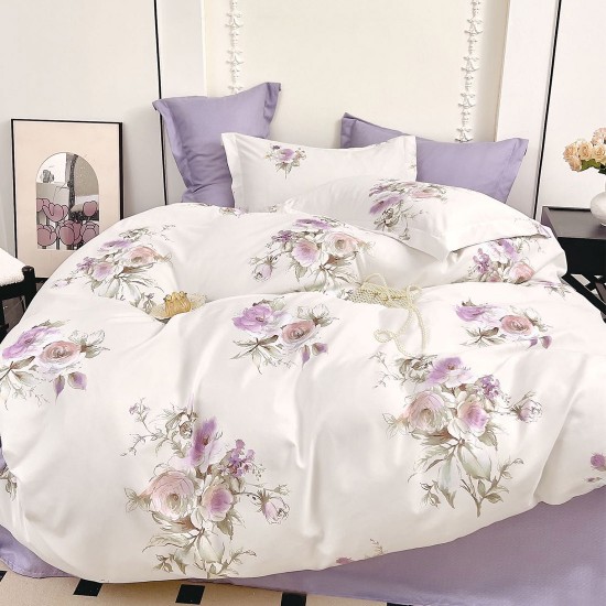 Lenjerie de pat cu Elastic Bumbac Finet 6 Piese Lenjerie de pat cu Elastic Bumbac Finet 6 Piese