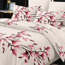 Lenjerie de pat cu Elastic Bumbac Finet 6 Piese Noam Lenjerie de pat cu Elastic Bumbac Finet 6 Piese Noam