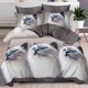Lenjerie de pat cu Elastic Bumbac Finet 6 Piese