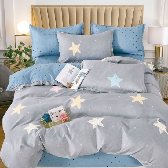 Lenjerie de pat Bumbac Finet 6 Piese Stars