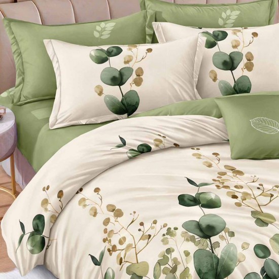 Lenjerie de pat Bumbac Finet 6 Piese Rosemary