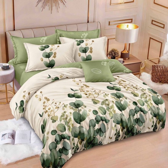 Lenjerie de pat Bumbac Finet 6 Piese Rosemary