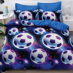 Lenjerie de pat Bumbac Finet 6 Piese Fotbal