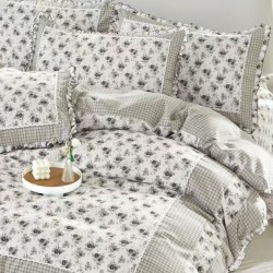 Lenjerie Bumbac Finet cu Volanase 4 Piese Nala Lenjerie Bumbac Finet cu Volanase 4 Piese Nala