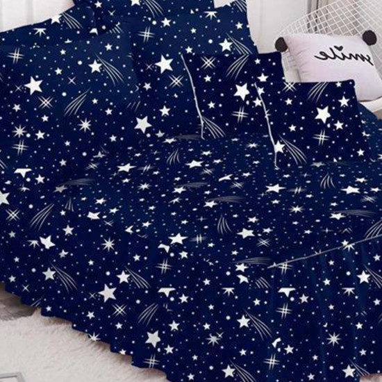 Lenjerie Bumbac Finet cu Volanase 6 piese Claudia