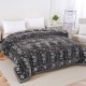 Patura Cocolino Floral Gri 200X220 cm 3 KG