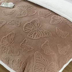 Patura Cocolino cu Blanita Fluturi Maro