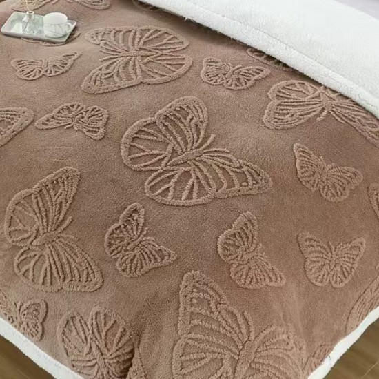 Patura Cocolino cu Blanita Fluturi Maro Patura Cocolino cu Blanita Fluturi Maro