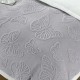 Patura Cocolino cu Blanita Fluturi Gri Perlat Patura Cocolino cu Blanita Fluturi Gri Perlat