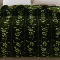 Patura Cocolino Floral Verde Inchis Patura Cocolino Floral Verde Inchis