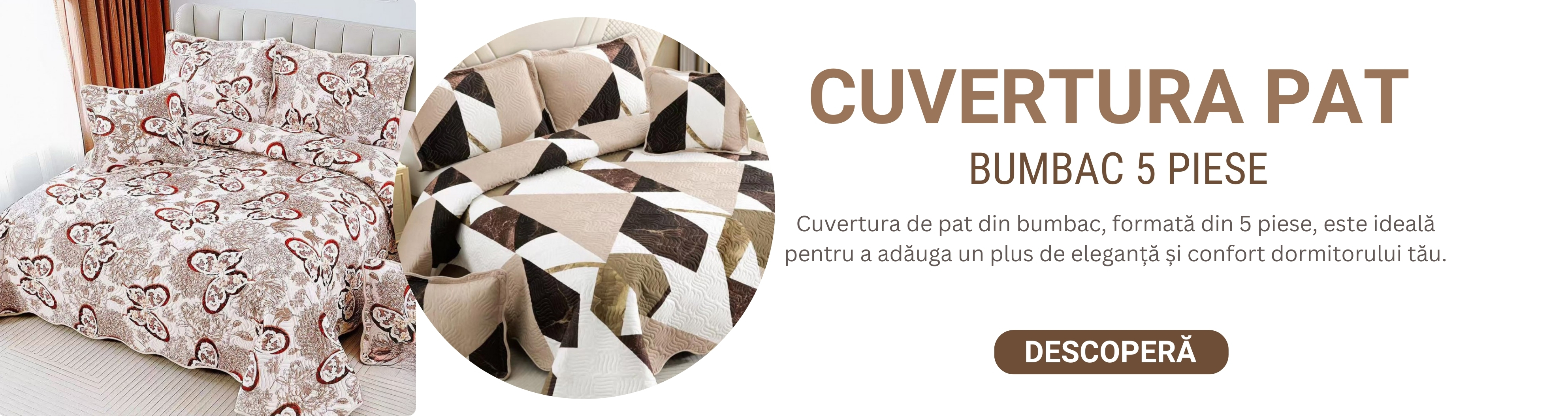 Cuverturi Pat Bumbac