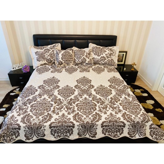 Cuvertura pat bumbac 5 Piese Abby Cuvertura pat bumbac 5 Piese Abby