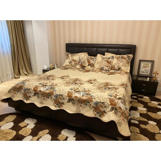 Cuvertura pat bumbac 5 Piese Agota 