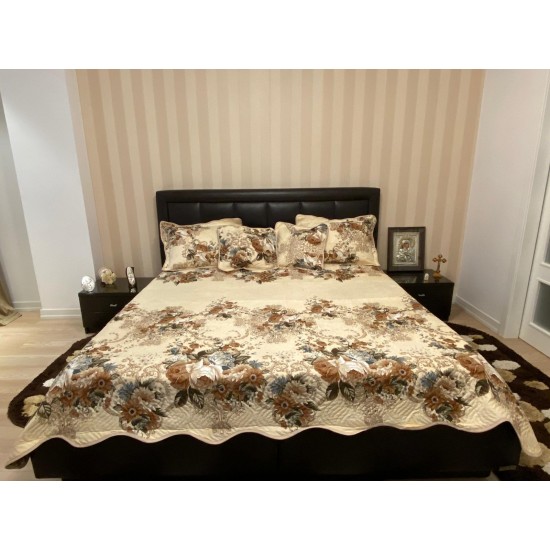 Cuvertura pat bumbac 5 Piese Agota 