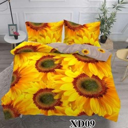Sunflower Lenjerie de Pat Bumbac Satinat 4 Piese