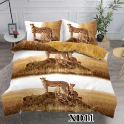 Tiger Family Lenjerie de Pat Bumbac Satinat 4 Piese