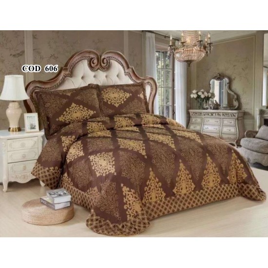 Cuvertura pat de Lux 3 piese Brinda Cuvertura pat de Lux 3 piese Brinda